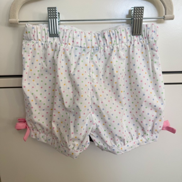 Smocked Pink Birthday Confetti Polkadot Shorts & Top Set - Picture 14 of 14
